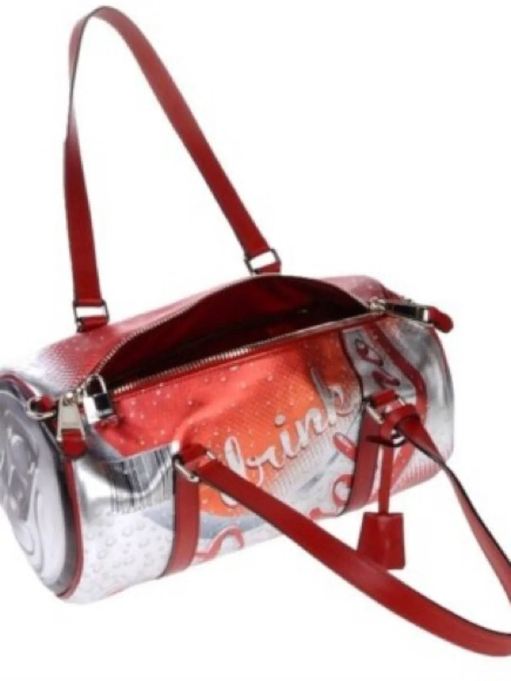 Rare Moschino Couture Coca-Cola “Drink Moschino” Barrel Bag